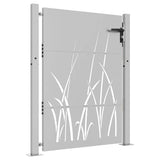 Garden Gate 100 x 125 cm Powder-coated steel Black Lockable 153228
