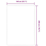 Area Rug Jute with Latex Backing 140x200 cm Natural 245286