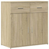 Sideboard Sonoma Oak 79x38x80 cm Engineered Wood 840522