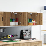 Garage Wall Cabinets 2 pcs Artisan Oak Engineered Wood 860660