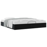 Ottoman Bed Frame Black King Size Velvet 3403078
