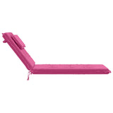 Sunlounger Cushion GEMERT 100% Polyester Pink 190 x 50 x 9 cm 947509