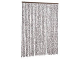 Insect Curtain Brown and Beige 118x220 cm Chenille 315131