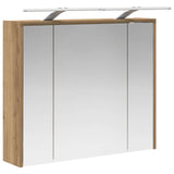 Bathroom Mirror Cabinet Artisian Oak 73.5 x 16 x 62.5 cm 889182