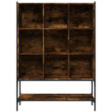 Bookcase Smoked Oak 102x30x141.5 cm Engineered Wood 3214331