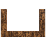 TV Cabinet Set 8 pcs Smoked Oak Engineered Wood 3409137