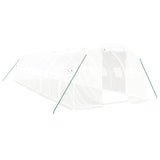 Greenhouse with Steel Frame White 30 m² 10x3x2 m 3188053
