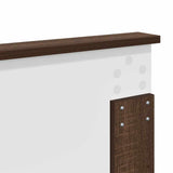 Headboard with Headboard Brown Oak 180 cm Engineered wood 887733