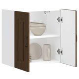 Kitchen Wall Cabinet Kalmar Brown Oak Engineered Wood 853584