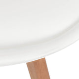 Dining Chairs 2 pcs White Plastic 244783