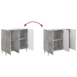 Sideboard Concrete Grey 89 x 34.5 x 80 cm Engineered Wood 894648