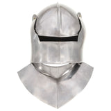 ZNTS Medieval Knight Helmet Antique Replica LARP Silver Steel 286220