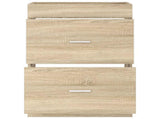 Bathroom Under Sink Cabinet Sonoma Oak 56 x 37.5 x 81 cm 890706