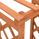 Trellis Planter with Arch 49x39x117 cm Firwood 316391