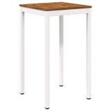 Garden Bar Table Natural and White 60 x 60.5 x 105 cm 901332