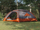 Dome Tent with Removable Rainfly Grey and Orange 12-Person 42017381
