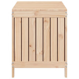 ZNTS Garden Storage Box 115x49x60 cm Solid Wood Pine 823836