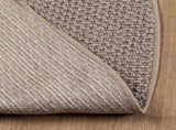 Area Rugs Round LUGO Taupe 160 CM Polyester 42022698