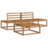 Outdoor Sofa Set Natural Solid Acacia Wood 3368127