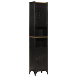 Bathroom Cabinet 40x27x180 cm Iron and Solid Wood Mango 3217108