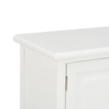 TV Cabinet White 90x30x40 cm Wood 249878