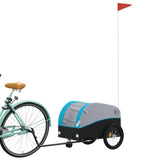 Bike Trailer Black and Blue 30 kg Iron 94142