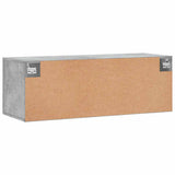 Wall Cabinet Concrete Grey 100x36.5x35 cm Engineered Wood 830120