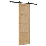 Sliding Door Natural 61 x 198.5 cm Solid Pine Wood 3445431
