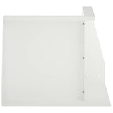 Retaining Wall 50 x 50 x 50 cm Steel White 8015187