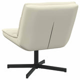 Swivel Chair Cream 63 x 75 x 76 cm PU 42007340