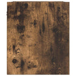 ZNTS Wall-mounted Bedside Cabinets 2 pcs Smoked Oak 38x34x40 cm 861256