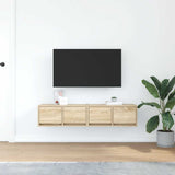 TV Cabinets 2 pcs Sonoma Oak 60x31x25.5 cm Engineered Wood 861495
