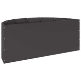 Planter Black 90 x 45 x 35 cm Steel 883689