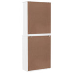 Highboard ALTA White 77x35x188cm Solid Wood Pine 3187778