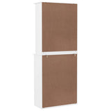Highboard ALTA White 77x35x188cm Solid Wood Pine 3187778