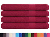 Towels "FROGN" 4 pcs Bordeaux 100x200 cm 360 gsm 136747
