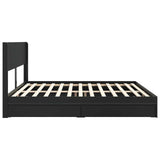 Bed Frame with Storage and Headboard 3 pcs Engineered Wood 3414354