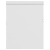 Sink Cabinet with Built-in Basin White Engineered Wood 3070847