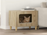 Cat House Sonoma 51 x 30 x 52 cm Engineered Wood 8000655