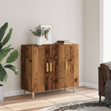 Sideboard Old Wood 90x34x80 cm Engineered Wood 856890