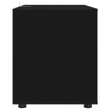 Storage Cabinet 80 x 48 x 57 cm Engineered Wood Black 888818