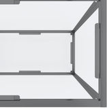 Console Table Transparent 140x35x75.5 cm Tempered Glass 331694