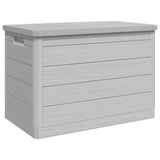 Outdoor Cushion Box Grey 77.5x44.5x53 cm Polypropylene 366603