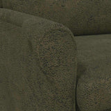 Armchair Army green 76 x 94 x 102 cm Faux Leather 42009869