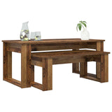 Coffee Table Set 2 pcs Old Wood Engineered Wood 8000138