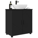 Bathroom Cabinet Black 61 x 35 x 64 cm Engineered wood & Metal 883285