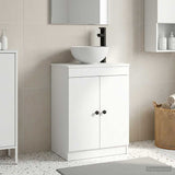 Bathroom Vanity with Sink White 54 x 35 x 83 cm Engineered Wood 890114