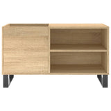 Record Cabinet Sonoma Oak 85x38x48 cm Engineered Wood 831711
