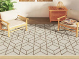 Indoor & Outdoor Rug Short Pile Multicolour 160x230 cm Anti Slip 4007208