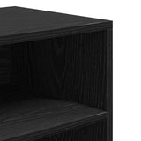 Book Cabinet Black 60x30x71.5 cm Engineered Wood 860311